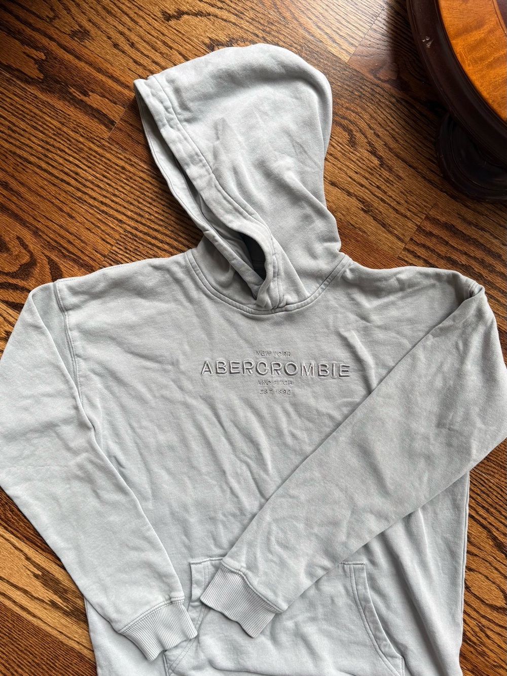 Abercrombie & Fitch Kids Hooded Sweatshirt - Light Gray